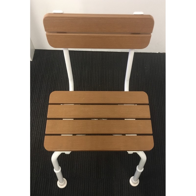 Timber Look Shower Chair